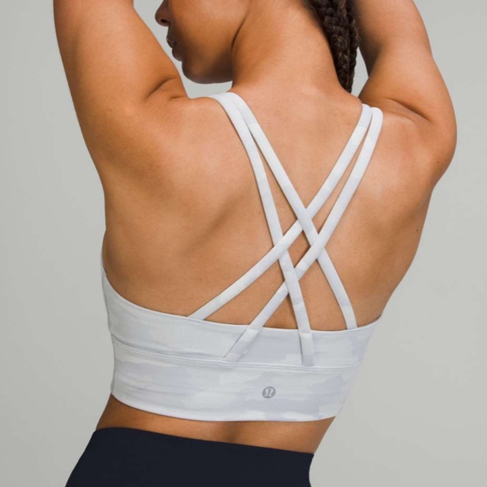 Lululemon Athletica White Strappy Sports Bra